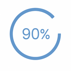 90%